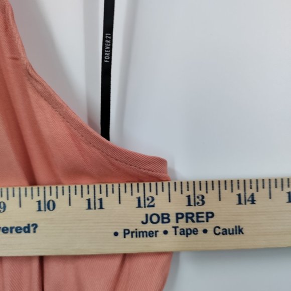 Forever 21 Smoked Halter Mini Dress Peach, Medium - Picture 9 of 11